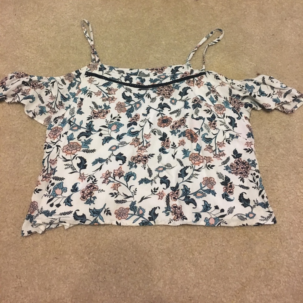 Charlotte Russe off the shoulder shirt- M